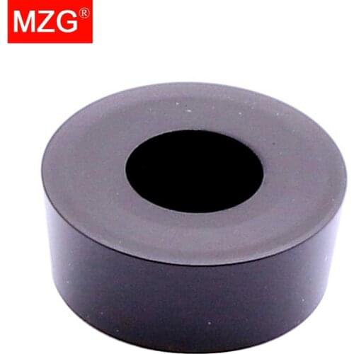 MZG 10pcs RCMX 0803 1003 1204 ZC2512 Metal Cutter CNC Lathe Steel Turning Toolholder Cutting Machining Tungsten Carbide Inserts