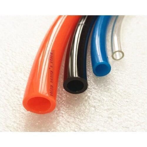 25m Red , Black , Bule , Transparent Color 4mm(OD) x 2.5mm(ID) PU Pipe Air Tube Compressor Hose Brand New