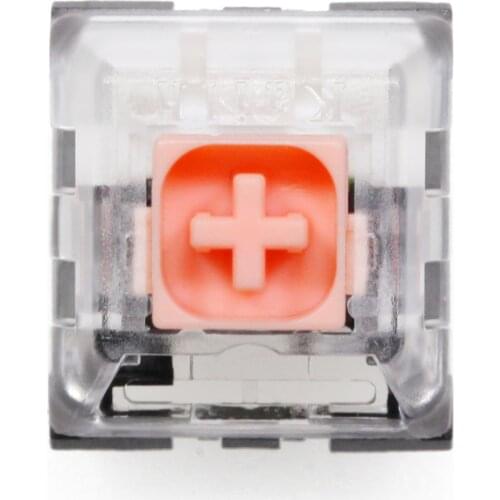 Novelkey Kailh Hako Royal True Switch RGB SMD pink Tactile 50g Switches Dustproof Switch For Mechanical keyboard IP56 mx stem