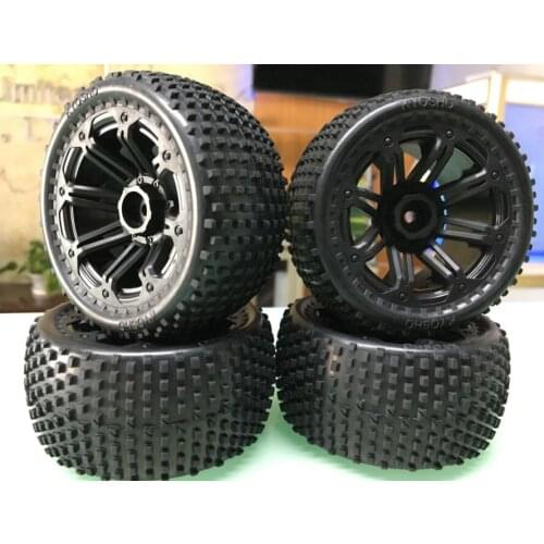 Original Kyosho 1/10 Off Road Racing Rear Tire Set for Serpent SRX4 Bandit yokomo yz4 2pcs