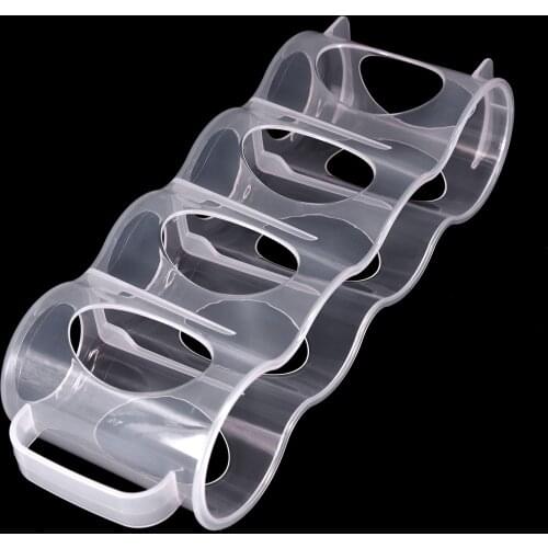4 Section Plastic Beverage Storage Box Beer Soda Can Storage Holder Kitchen Fridge Space Saver Organizer Rack