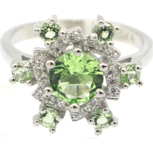 22x20mm Neo-Gothic Handmade Created Rhodolite Garnet For Ladies Cool Black Metal Silver Rings Eye Catching