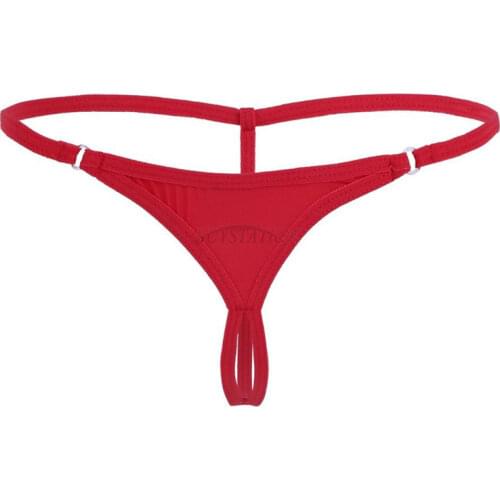 Sexy lingerie ropa mujer underwear women lenceria panties tanga thong Solid color String Open crotch Breathable No trace simple