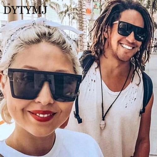 DYTYMJ Vintage Square Sunglasses Women Oversized Sun Glasses for Men Retro Luxury Brand Designer Sunglasses Gafas De Sol Hombre