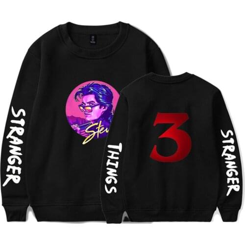 Season 3 Stranger Things Capless Hoodies Men Women Hot Fashion Strange Things Capless Sweatshirts Long Sleeve Pullovers tops