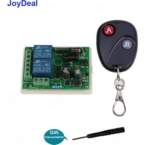 433Mhz Universal Wireless Remote Control Switch AC 110V 220V 2CH Relay Receiver Module and RF 433 Mhz Smart Home Remote Controls