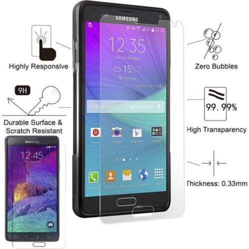 Premium 2.5D 9H Tempered Glass Film for Samsung Galaxy Note 4 IV SM-N910F N910C N910G N910H Protection decran verre trempe Guard