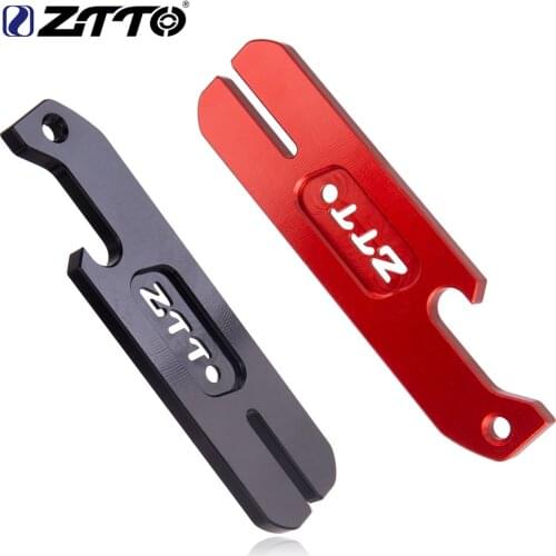 ZTTO Bicycle Brake Disc Tool Bottle Opener With Rotor Truing Slot Wrench Brake Rotor Alignment Truing Tool MTB Disc Repair Tools