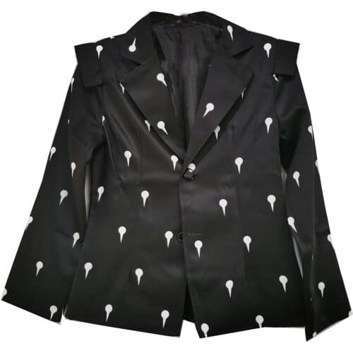 2021 JoJo JoJos Bizarre Adventure Cosplay Costume Bruno Bucciarati Uniform Anime Cosplay Women Men Outfit Black Suit