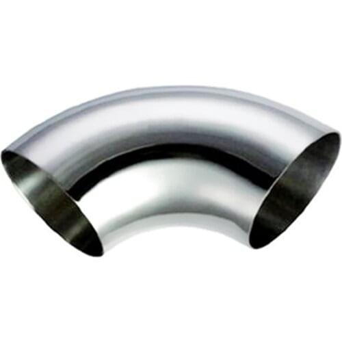 76mm 3" Pipe OD Elbow 90 Degree Sanitary SUS304 Welding Elbow Pipe Connection Fittings polishing Food grade