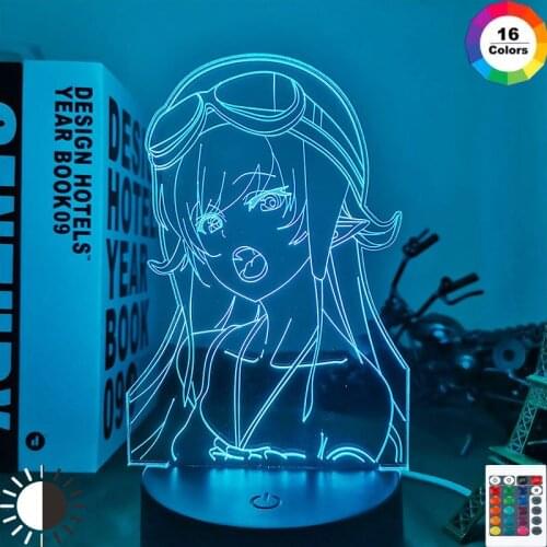 Anime Led Night Light Bakemonogatari Shinobu Oshino for Bedroom Decor Gift Colorful Nightlight Manga 3d Lamp Bakemonogatari