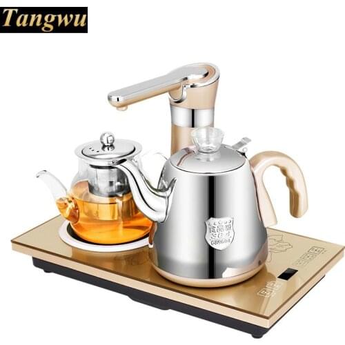 Automatic kettle electric is used to make tea with water pump