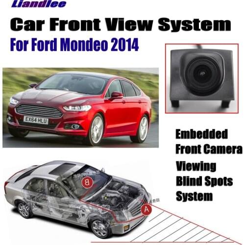 Car Front View Logo Grill Embedded Camera For Ford Mondeo 2014 Car Front Camera Full HD CCD Cigarette Lighter Accessories