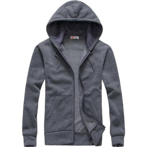 Brand New Hoodies Sweatshirts Mens Solid Fashion Jacket Sweatshirt Male Casual Cotton Hoodie Jacket Men Sportswear Tracksuits
