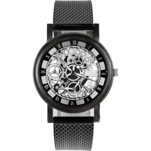 Classic Luxury Fashion Men Quartz Wristwatches Top Brand Gold Stainless Steel Belt Watch Bracelet Watches Clock Reloj Hombre