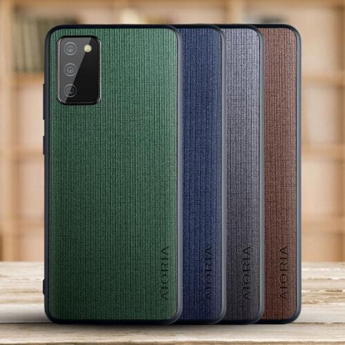 Case for Samsung Galaxy A02S SM-A025F textile fabric funda coque capa Classical style cover for Samsung Galaxy M02S SM-M025F