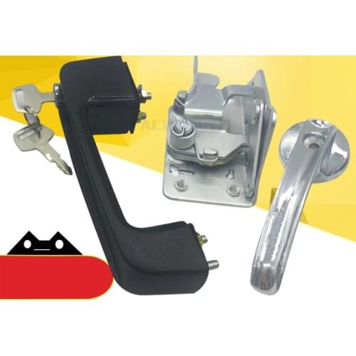 For Hyundai 60-5 130 200 210-5 220-5 55-7 Excavator Inner and outer handle lock block cab door catch Excavator Accessories