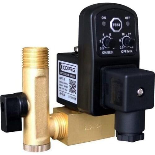 G1/4",3/8",1/2" Split Electronic Drain Timed Drain Tlectronic Drain Valve Air Compressor Drain Valve