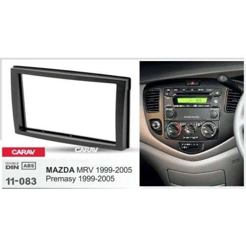 Double Din Fascia For MAZDA MPV Premasy HAIMA Freema Radio DVD Stereo Panel Dash Mount Install Trim Kit Refit CARAV 11-083