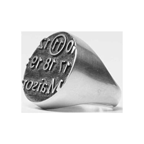 Gothic Style Punk Rock Retro Design Number Rings For Man Women Jewelry Stainless Steel Best Friend Party Lucky Gifts Bague Femme