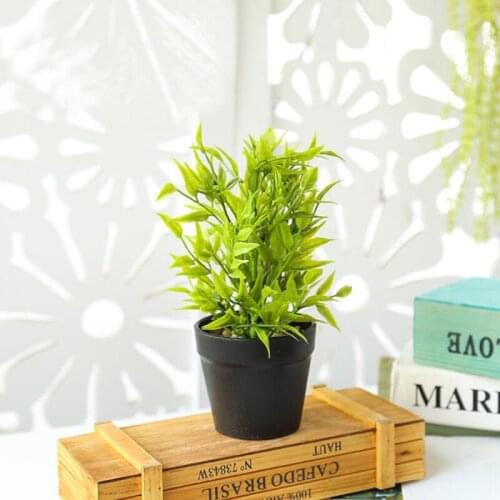 Artificial plant plastic potted flower Fake landscape tree potted for wedding home office decorative plant simulation flowers