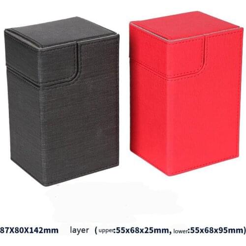 Mid-Large Size Portable 180 CARDS Card Case Deck Case Card Storage Box Board Game Cards Box For MTG/TCG/PKM/PTCG/YGO