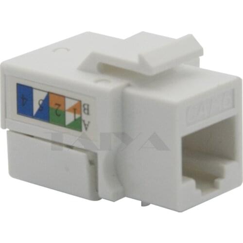 Keystone CAT6 RJ45 with white color