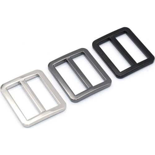1"(26mm) Metal Slide Buckles Rectangle Adjuster Buckle Belt Buckle Purse Backpack Buckles Strap Buckle for Handbag webbing