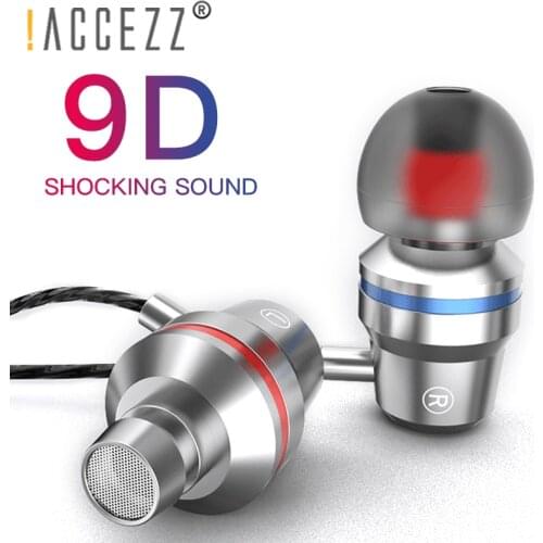 !ACCEZZ In Ear Earphone 3.5mm Audio Jack Earphones For Xiaomi Samsung Galaxy iphone Huawei With Microphone Wired Stereo Headset