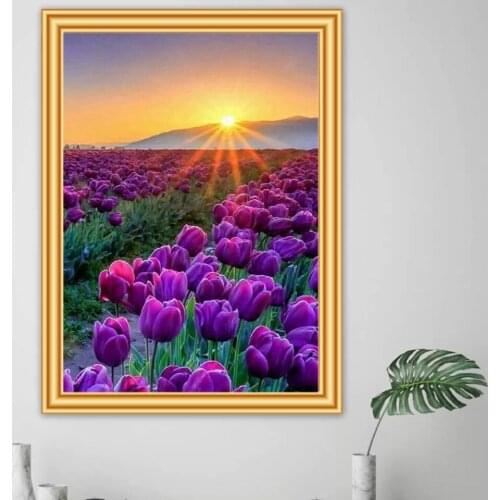 Full Square Diamond Embroidery Lavender 5D DIY Diamond Painting Cross stitch Diamond Mosaic Pictures Of Rhinestones Home Decor