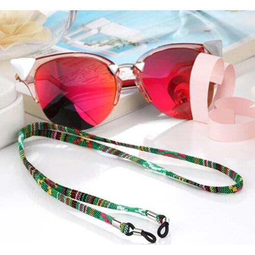 Practical Eyeglass Chains Sunglasses Cotton Neck String Cord Retainer Strap Eyewear Lanyard Holder High-End Ethnic Rope Glasses