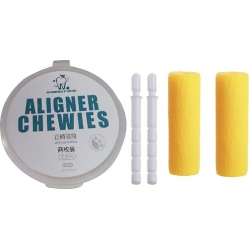 Q1QD 1Pair Tooth Chew Aligners for Tooth Aligner Chewies Aligners Tray Seaters Purple Grape Taste