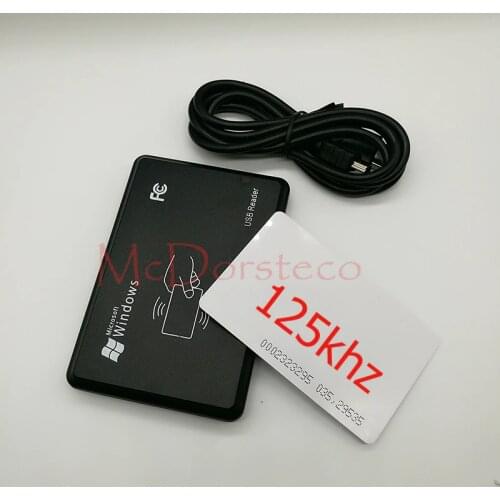 USB Rifd reader 125khz USB ID reader for user enrollment ID Card Enroller