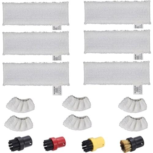 Steam Cleaner Slit Nozzle Brush Sprinkler Nozzle Head for Karcher SC1 SC2 SC3 SC4 SC5 SC7 Big Round Brush Steam Mop Rag