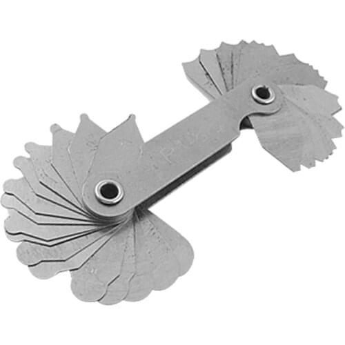 UXCELL R1-6.5Mm Pocket Measure Tool 32 Leaves Radius Gauge Gage