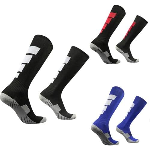 1 Pair Unisex Outdoor Non-slip Compression Stocking Soccer Running Elastic Socks