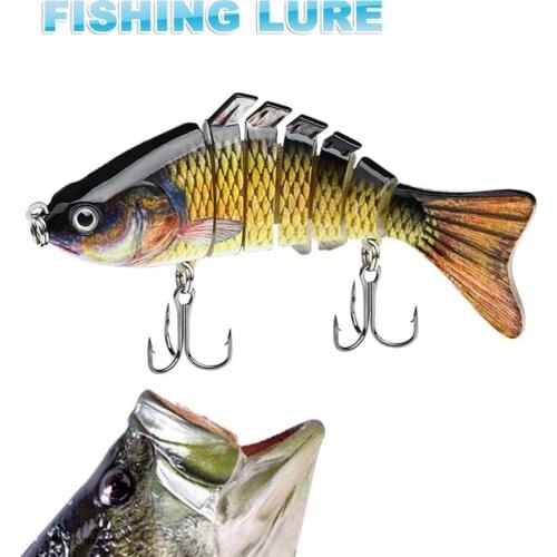 15.4g/10cm 7-section Bionic Fishing Lure Artificial Hard Bait for Angling