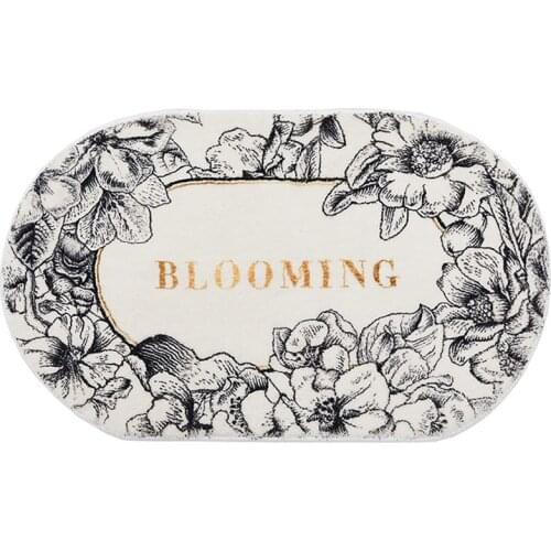 60x40cm Bathroom Absorbent Non-Slip Floor Mats Rug Doormat Nordic Style Kitchen Entrance Balcony Porch Carpet Home Textile