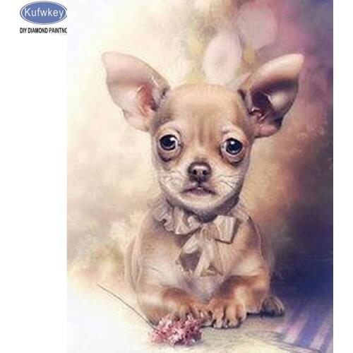 Dog,Diamond Embroidery,chihuahua,5D,Full,Diamond Painting,Animal,DIY,Needlework,Full Square Rhinestone,Mosaic,Cross Stitch,Art