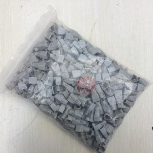 Free shipping 200pc RJ45 connector protective case 6.5mm color option