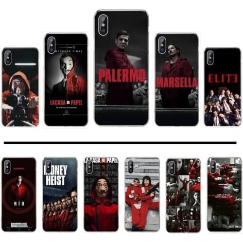 Paper House Spain TV Money Heist Fost Luxury Cool Phone Case Cover For iphone 4 4s 5 5s 5c se 6 6s 7 8 plus x xs xr 11 pro max