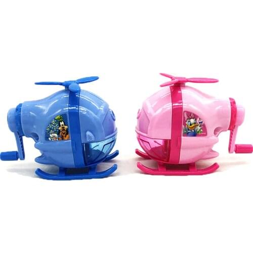 Disney Mickey Pencil Sharpener Cute Airplane Shape Pencil Sharpener Cartoon Hand Pencil Sharpener Learning Fun Gift