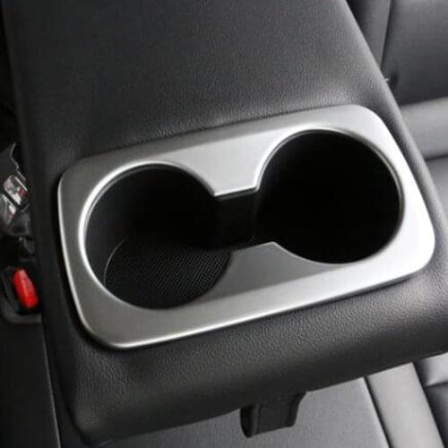 For Kia Sportage 4 QL 2016 2017 2018 2019 2020 ABS Matte Rear Seat Water Cup Holder Cover Trim Interior Moulding Styling