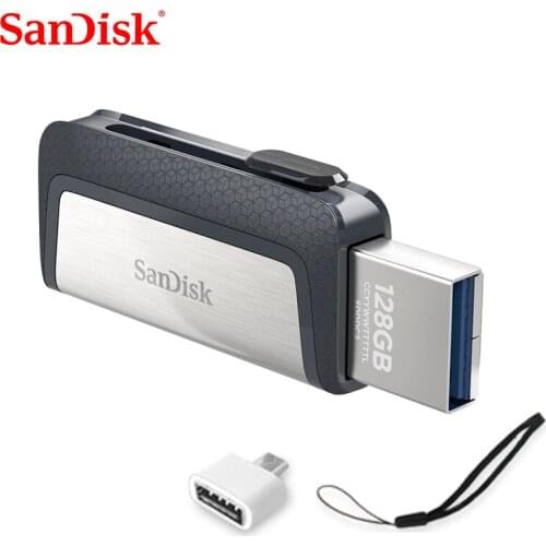 SanDisk usb 128GB SDDDC2 Extreme high speed Type-C USB3.1 Dual OTG USB Flash Drive 64GB Pen Drives 16GB 150M/S PenDrives 32GB