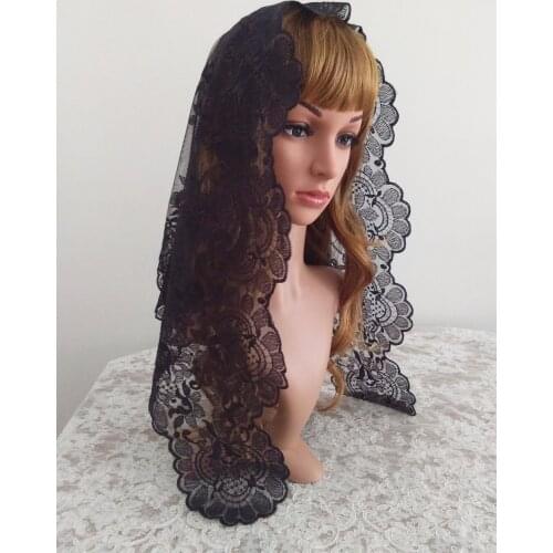 Spanish Lace Mantilla Veil ,Catholic Chapel Lace Veil Mantilla ,Wedding Lace Veil
