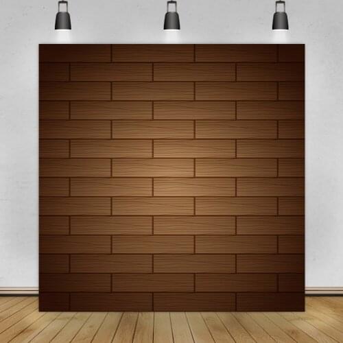 Laeacco Dard Brick Wall Wooden Texture Photo Backdrops Gradient Solid Color Newborn Baby Portrait For Photo Studio Backgrounds
