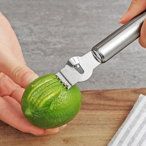 Orange Peeler Portable Kitchen Lemon Citrus Orange Zester Stainless Steel Fruit Peeling Tool Kitchen Gadgets