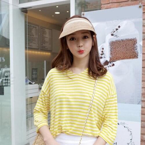 Summer Cap Hat Anti-UV Outdoor Travel Empty Top Beach Adult Children Kids Bicycle Sun Hat Sunshade Hat Visor Caps