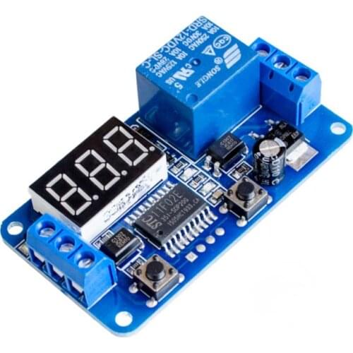 LTRIG custom 1Pcs 12V Home Automation Delay Timer Control Switch Module Digital display LED