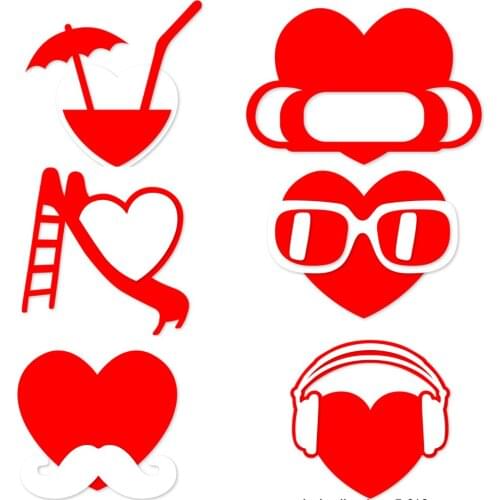 Metal Cutting Dies heart shape design die mold Scrapbooking Card Embossing Craft mould blade punch stencils dies